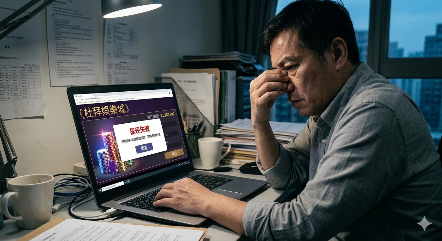 杜拜娛樂城詐騙實錄：高額彩金看得到拿不到？揭露其不出金的暗黑手段